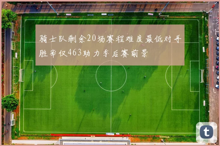 骑士队剩余20场赛程难度最低对手胜率仅463助力季后赛前景